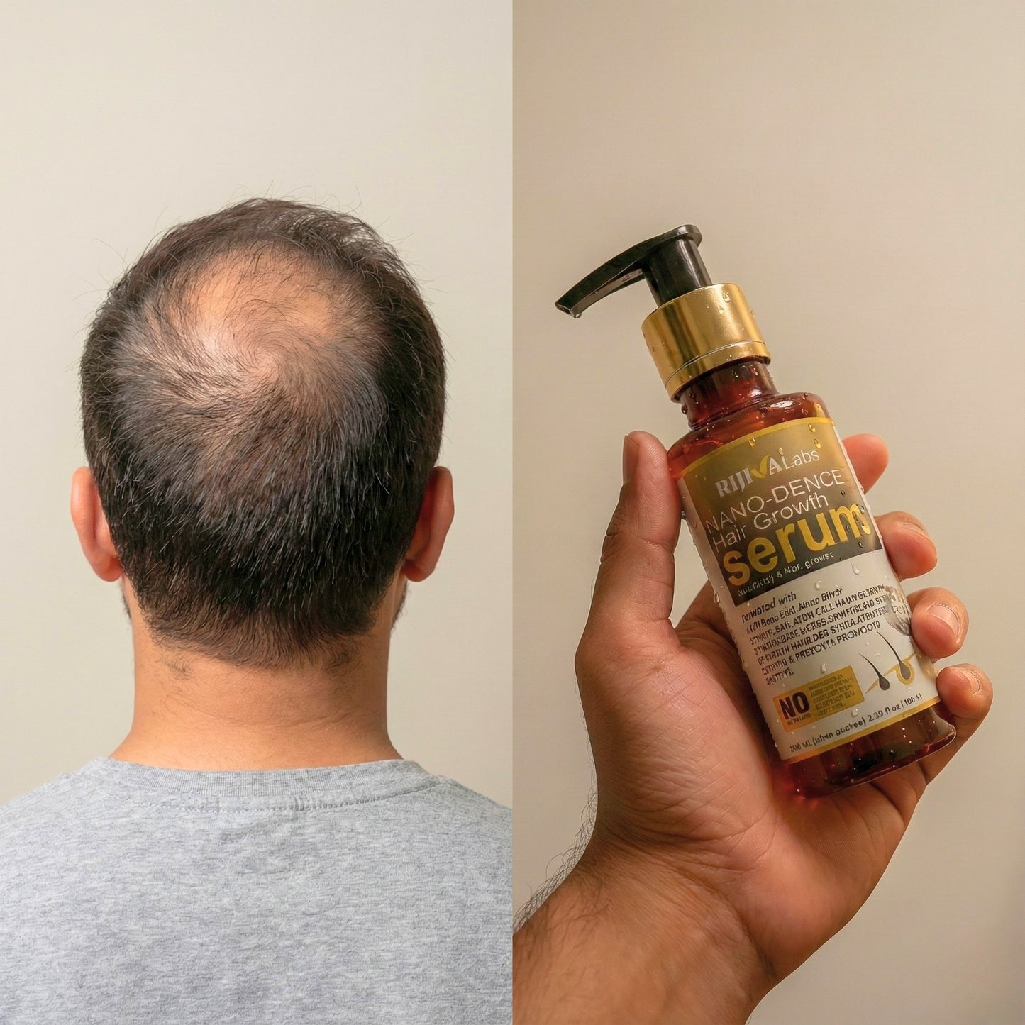 NANO-DENCE Hair Growth Serum for all hair problems (100 ML)